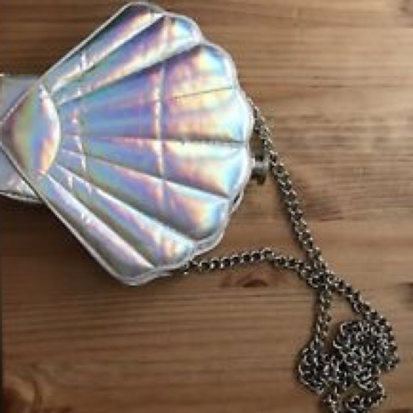 Seashell Mermaid Flask Purse Holographic 2000’s - Picture 6 of 6